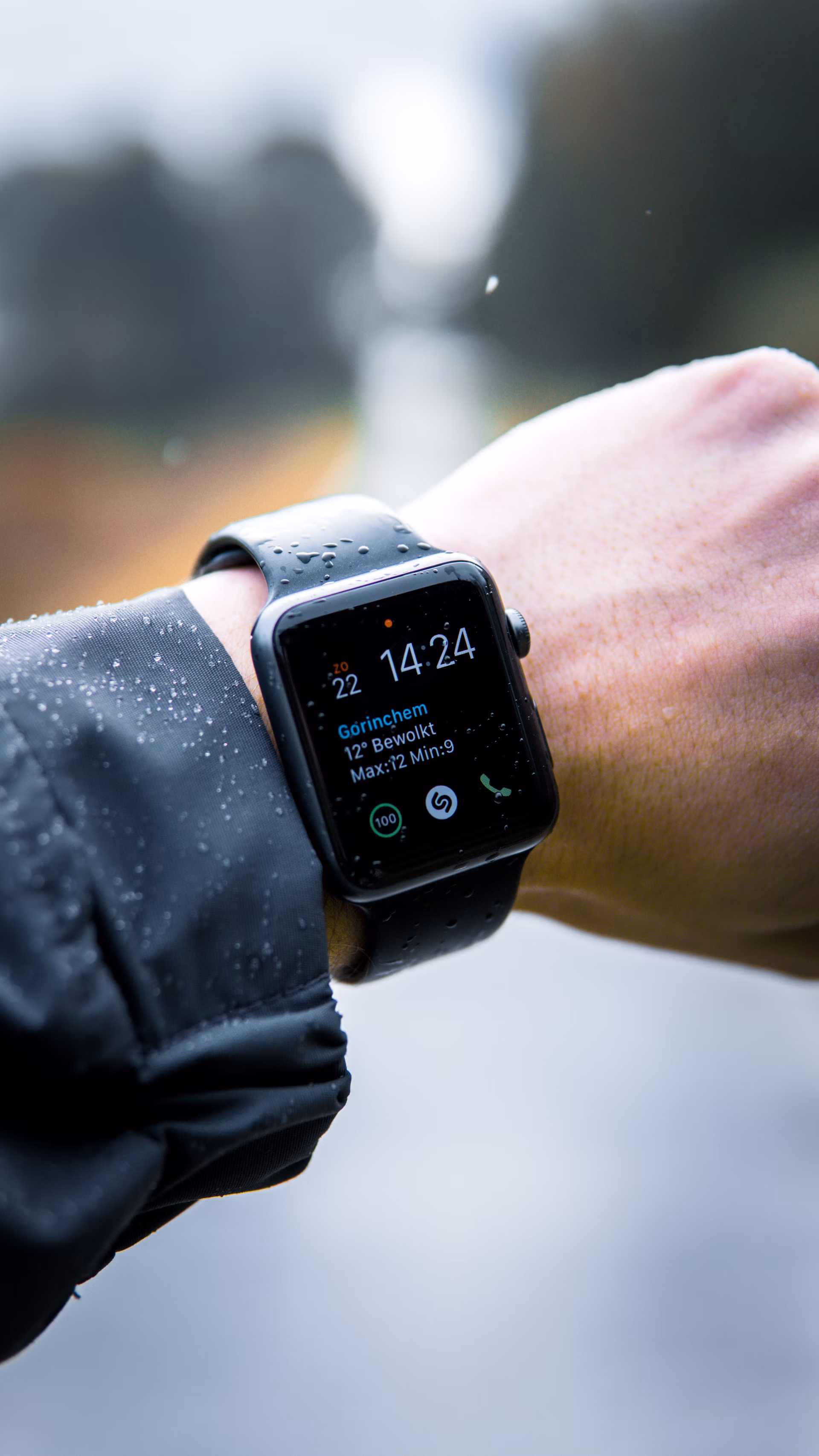 smart watch on wrist